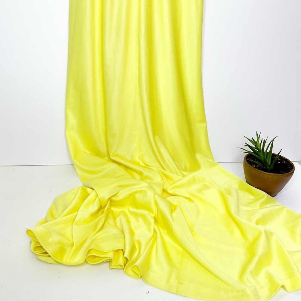 Retro Vintage Elegant Butter Yellow Lace Trim Dress Set - Picture 11 of 16